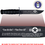 AF84 - AIR FORCE Commemorative - "ONE OVER ALL" - BLACK HANDLE