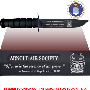 AF88 - AIR FORCE Commemorative - "ARNOLD AIR SOCIETY" - BLACK HANDLE