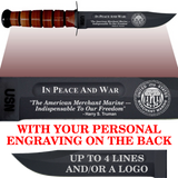 NA86B - NAVY Comm - "IN PEACE AND WAR" + YOUR PERSONAL ENGRAVING ON THE BACK